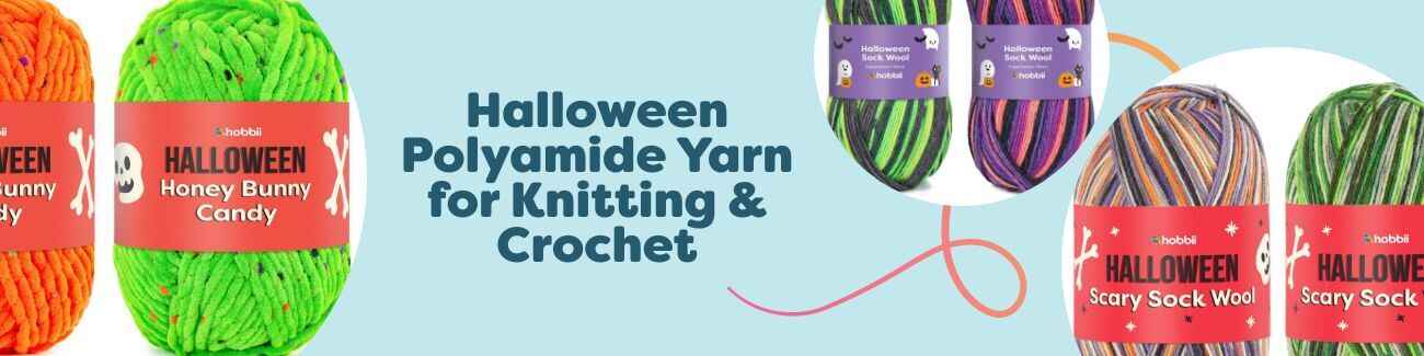 Halloween Polyamide Yarn for Knitting & Crochet