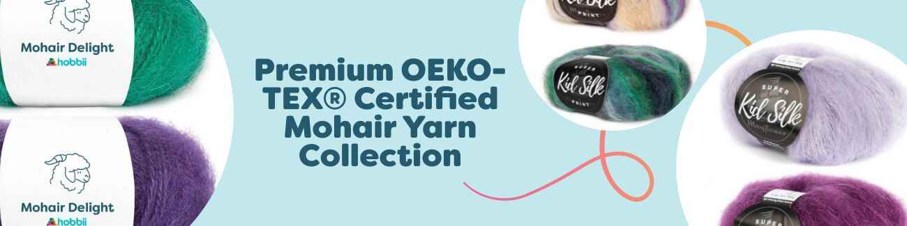 Premium OEKO-TEX® Certified Mohair Yarn Collection