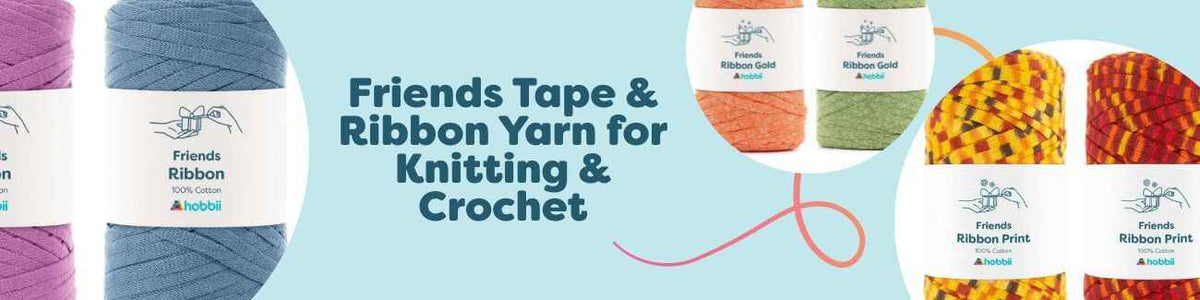 Friends Tape & Ribbon Yarn for Knitting & Crochet