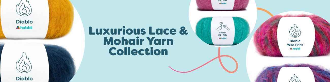 Luxurious Lace & Mohair Yarn Collection