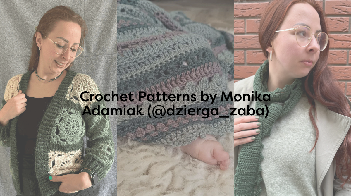 Crochet Patterns by Monika Adamiak (@dzierga_zaba)