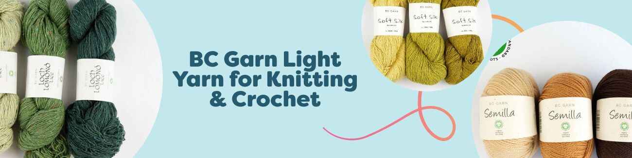 BC Garn Light Yarn for Knitting & Crochet