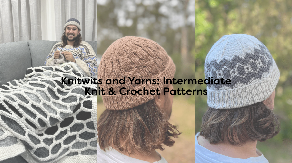 Knitwits and Yarns: Intermediate Knit & Crochet Patterns
