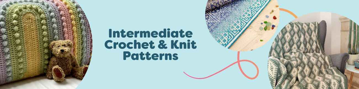 Intermediate Crochet & Knit Patterns
