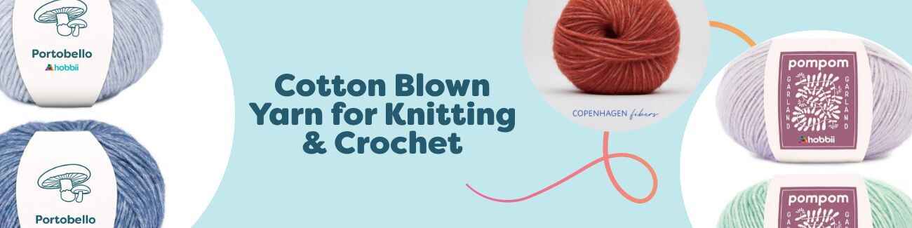 Cotton Blown Yarn for Knitting & Crochet