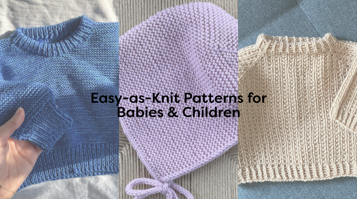 Easy-as-Knit Patterns for Babies & Children