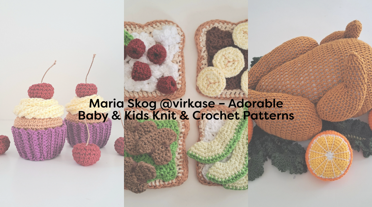 Maria Skog @virkase – Adorable Baby & Kids Knit & Crochet Patterns