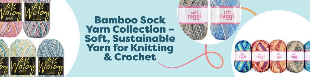 Bamboo Sock Yarn Collection – Soft, Sustainable Yarn for Knitting & Crochet