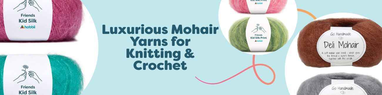 Luxurious Mohair Yarns for Knitting & Crochet