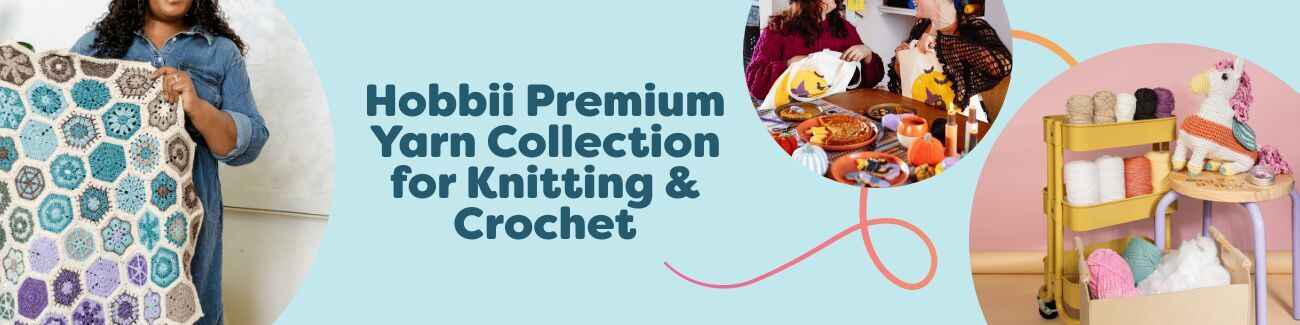 Hobbii Premium Yarn Collection for Knitting & Crochet