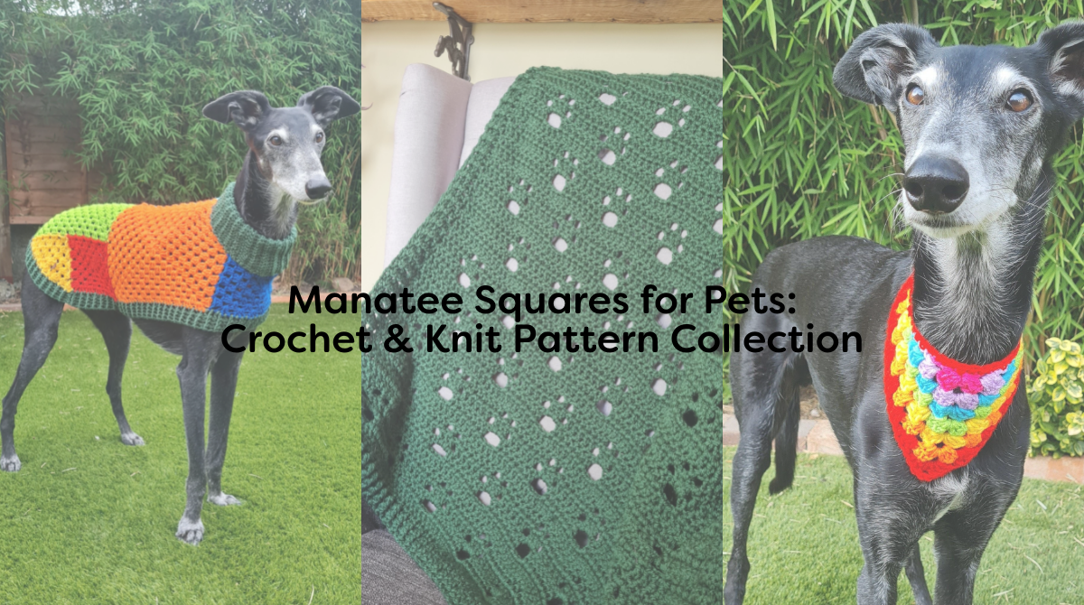 Manatee Squares for Pets: Crochet & Knit Pattern Collection