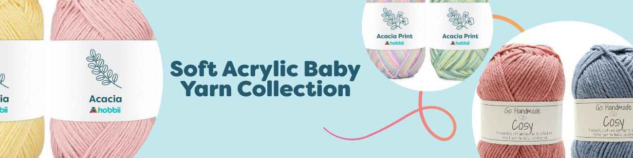 Soft Acrylic Baby Yarn Collection