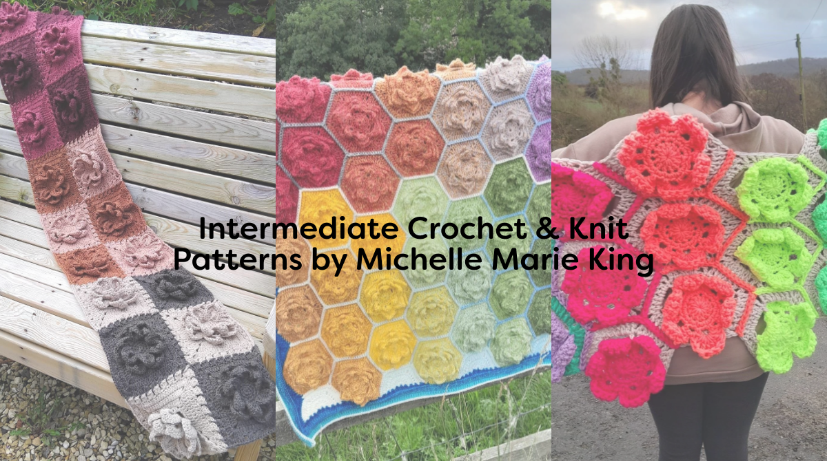 Intermediate Crochet & Knit Patterns by Michelle Marie King