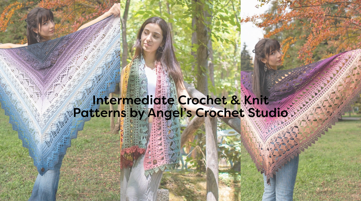 Intermediate Crochet & Knit Patterns by Angel’s Crochet Studio