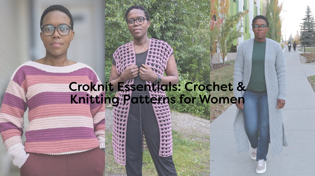 Croknit Essentials: Crochet & Knitting Patterns for Women