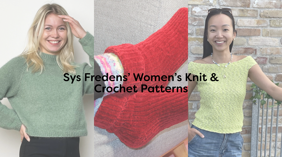 Sys Fredens’ Women’s Knit & Crochet Patterns