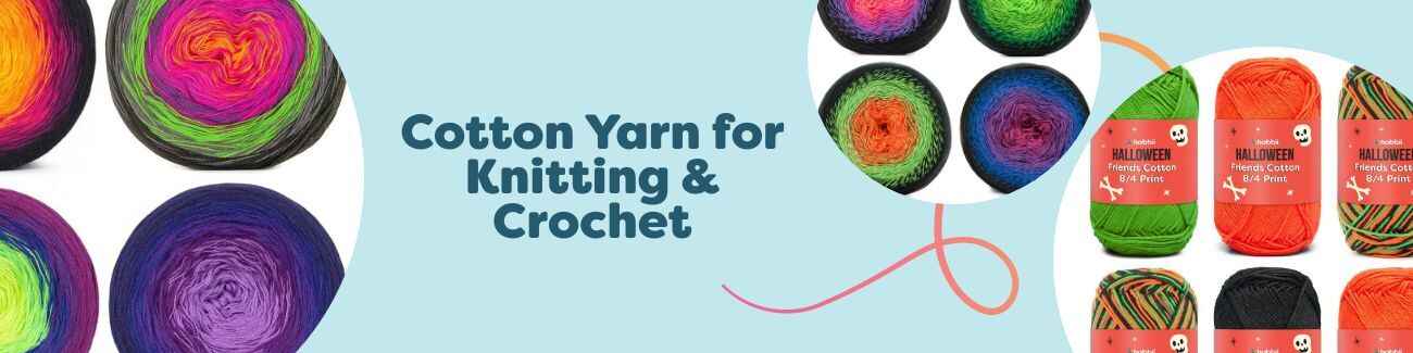 Cotton Yarn for Knitting & Crochet