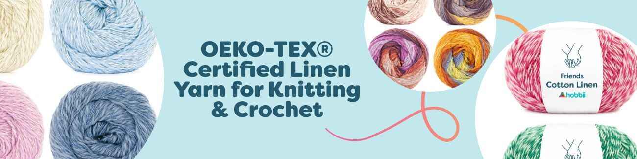 OEKO-TEX® Certified Linen Yarn for Knitting & Crochet