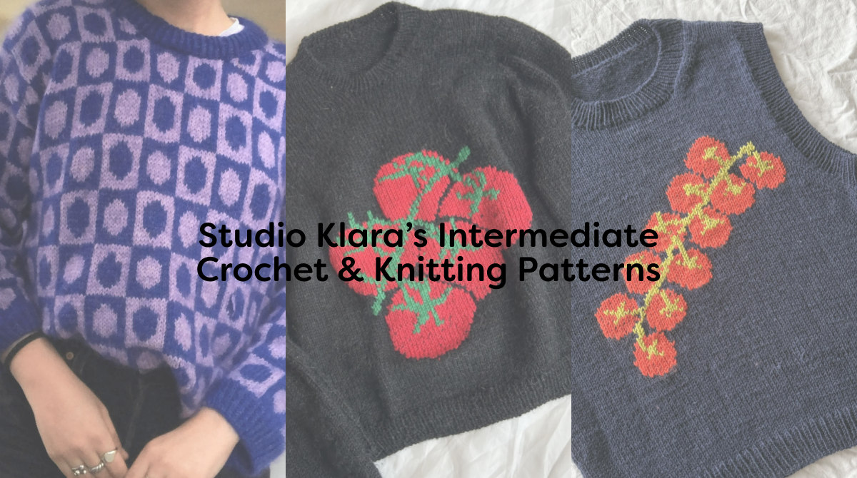 Studio Klara’s Intermediate Crochet & Knitting Patterns