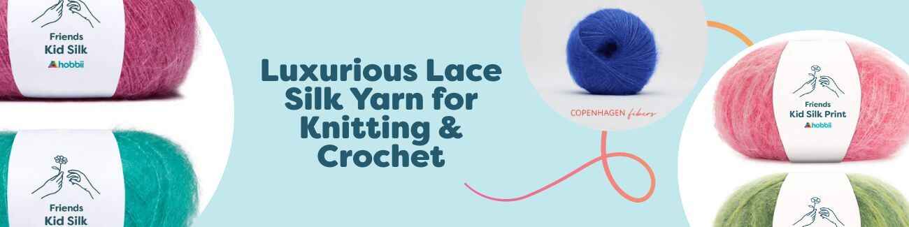 Luxurious Lace Silk Yarn for Knitting & Crochet