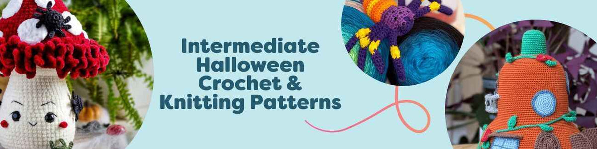 Intermediate Halloween Crochet & Knitting Patterns