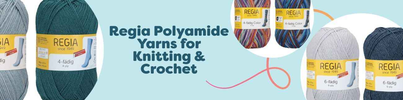 Regia Polyamide Yarns for Knitting & Crochet