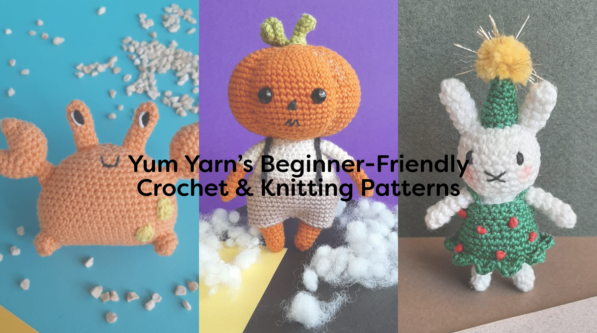 Yum Yarn’s Beginner-Friendly Crochet & Knitting Patterns