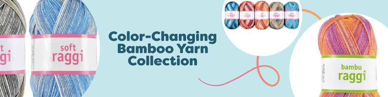 Color-Changing Bamboo Yarn Collection