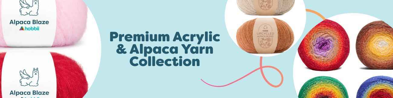Premium Acrylic & Alpaca Yarn Collection