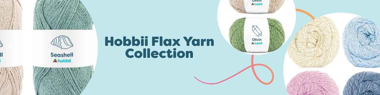 Hobbii Flax Yarn Collection