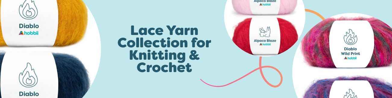 Lace Yarn Collection for Knitting & Crochet