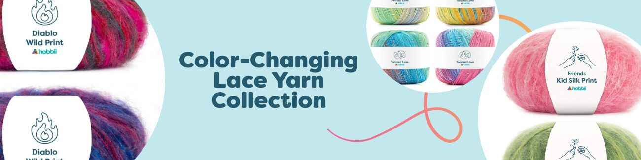 Color-Changing Lace Yarn Collection