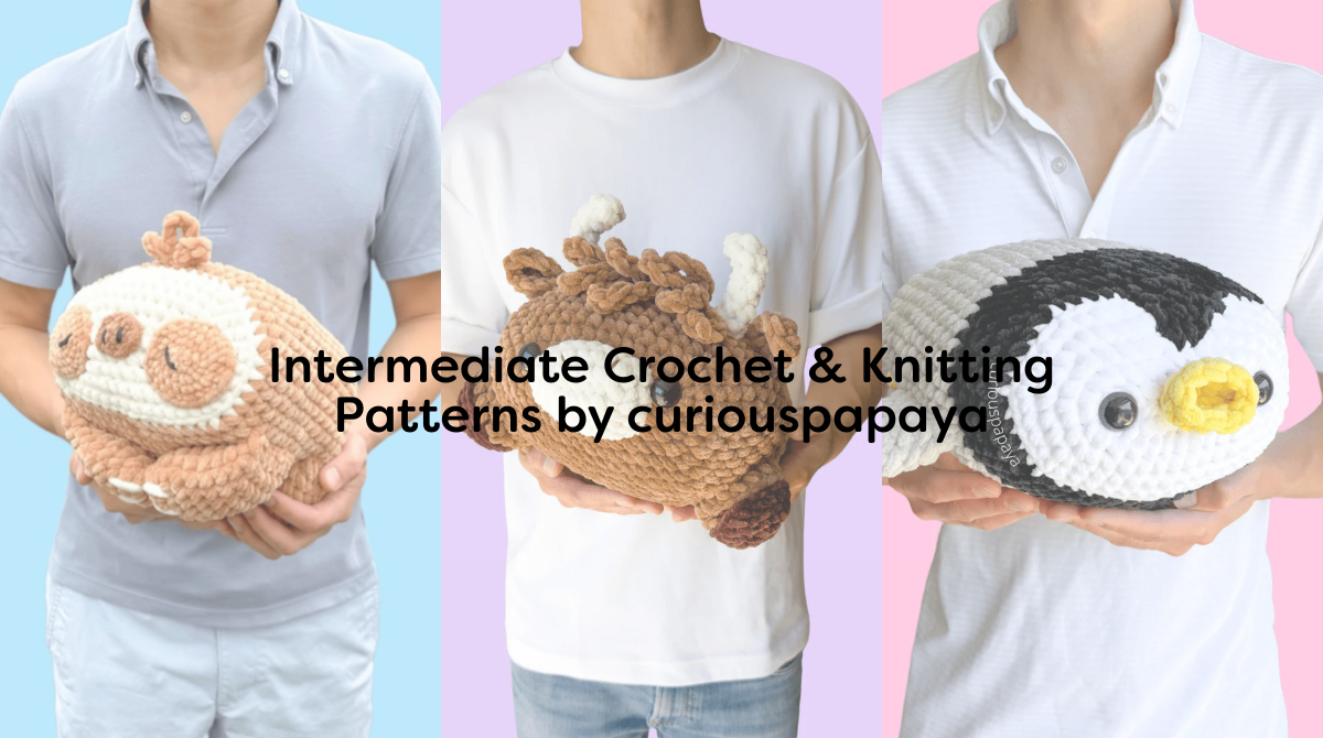 Intermediate Crochet & Knitting Patterns by curiouspapaya