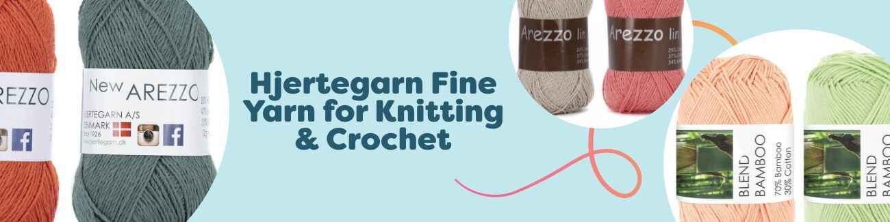 Hjertegarn Fine Yarn for Knitting & Crochet