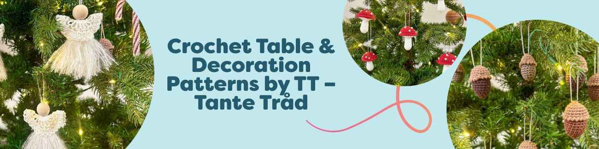 Crochet Table & Decoration Patterns by TT – Tante Tråd