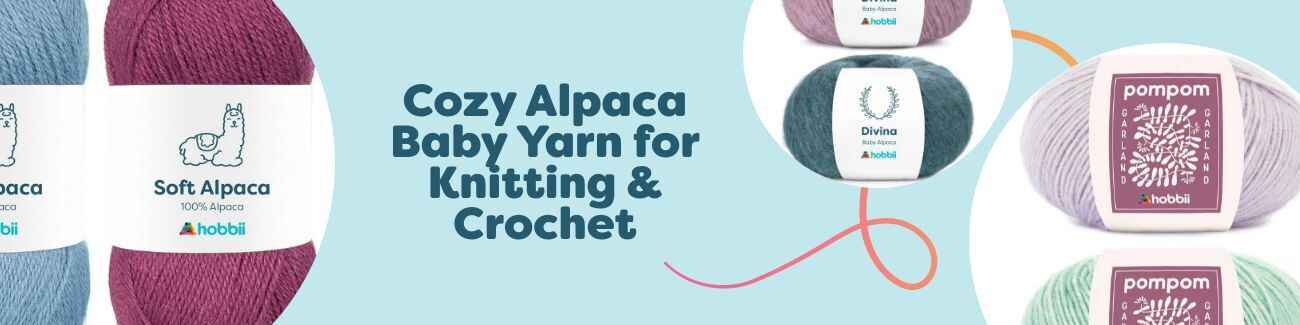 Cozy Alpaca Baby Yarn for Knitting & Crochet