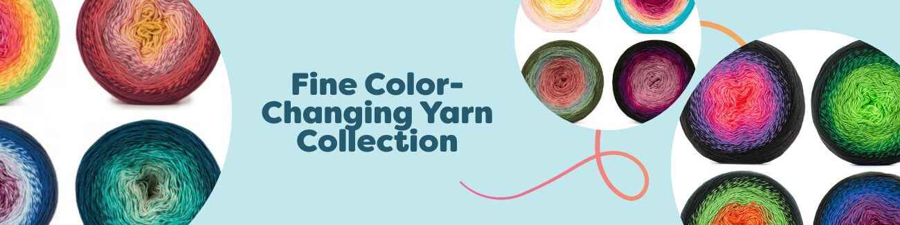 Fine Color-Changing Yarn Collection