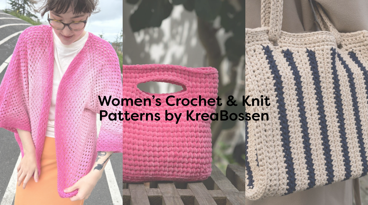 Women’s Crochet & Knit Patterns by KreaBossen