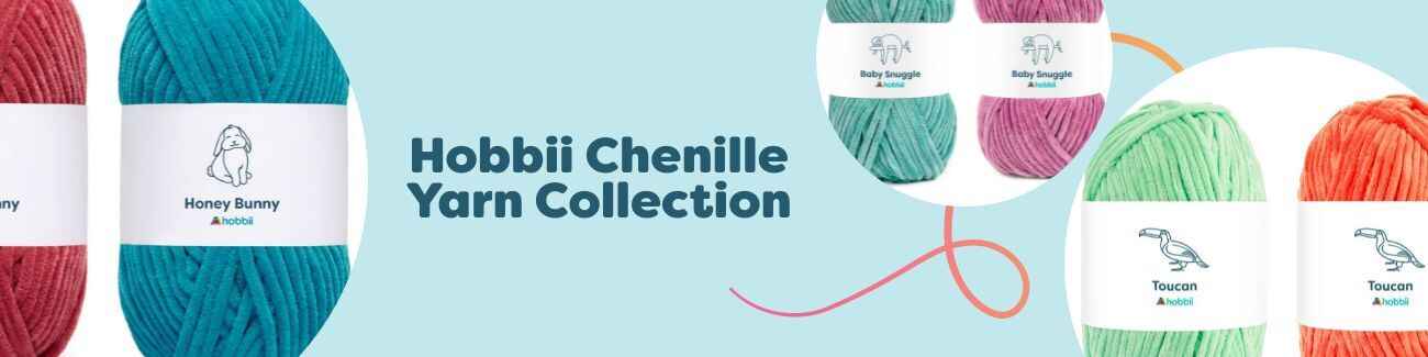 Hobbii Chenille Yarn Collection