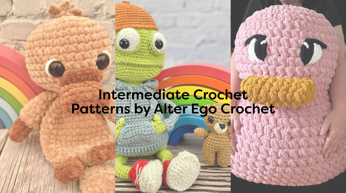 Intermediate Crochet Patterns by Alter Ego Crochet