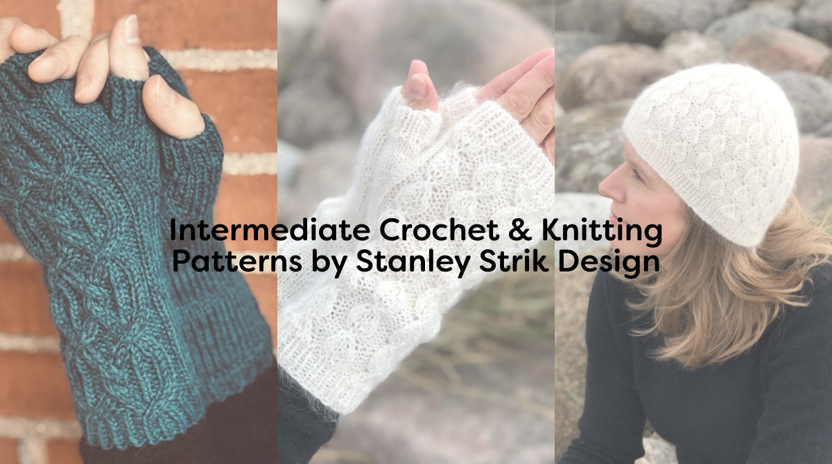 Intermediate Crochet & Knitting Patterns by Stanley Strik Design