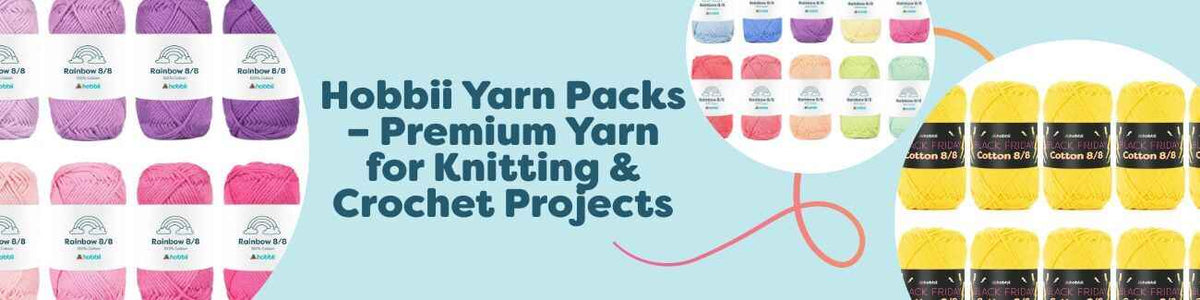 Hobbii Yarn Packs – Premium Yarn for Knitting & Crochet Projects