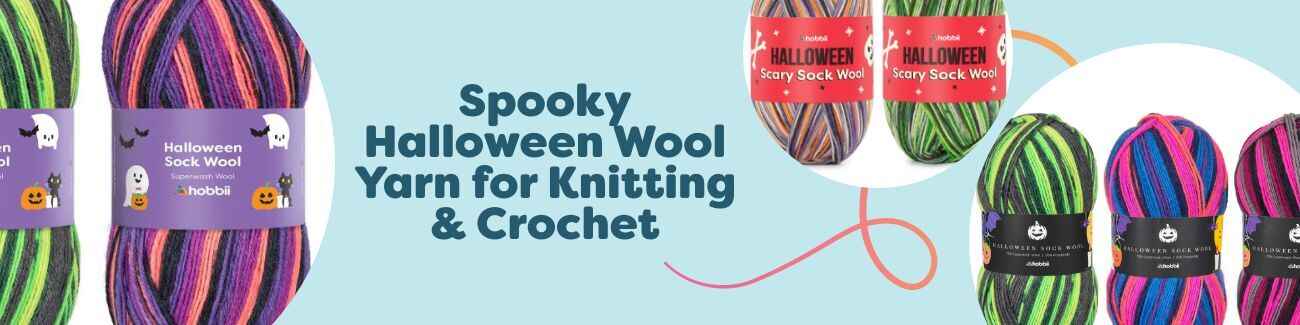 Spooky Halloween Wool Yarn for Knitting & Crochet