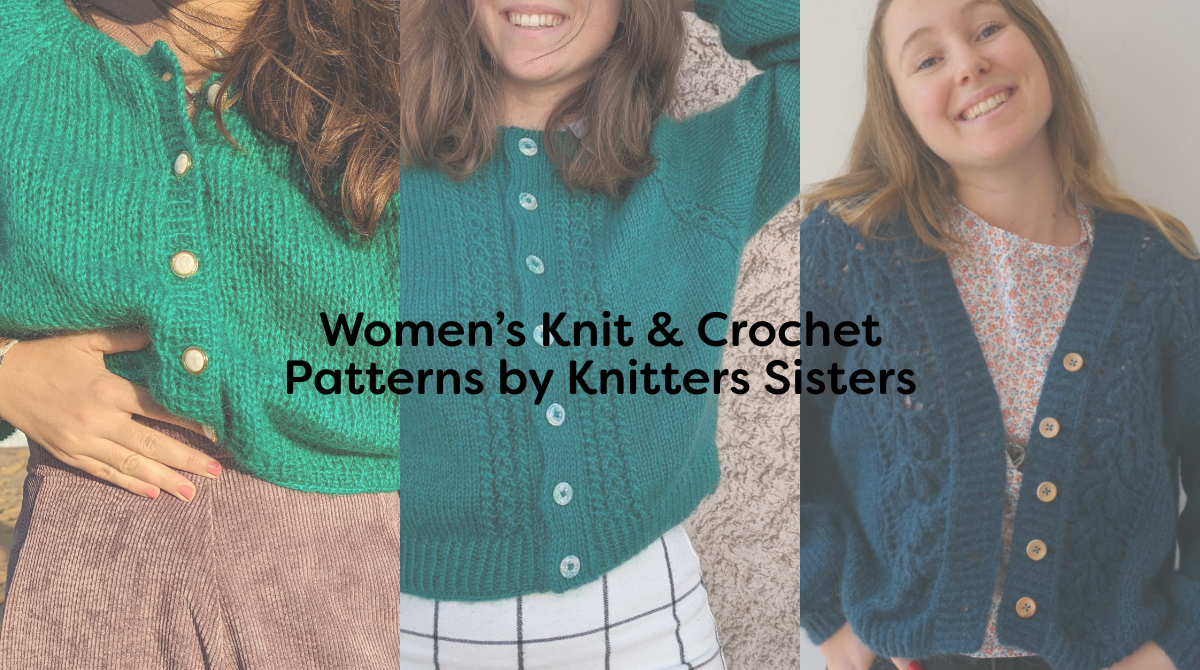 Women’s Knit & Crochet Patterns by Knitters Sisters