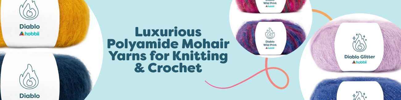 Luxurious Polyamide Mohair Yarns for Knitting & Crochet