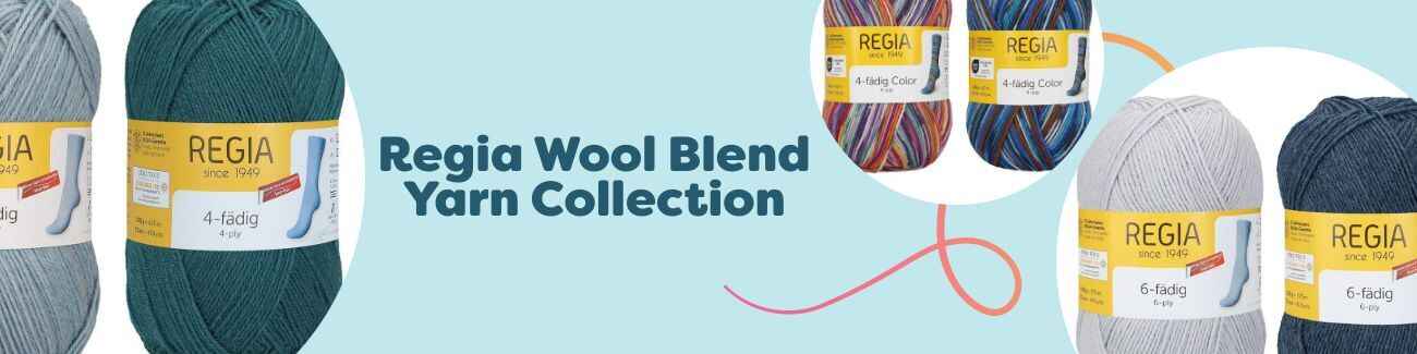 Regia Wool Blend Yarn Collection