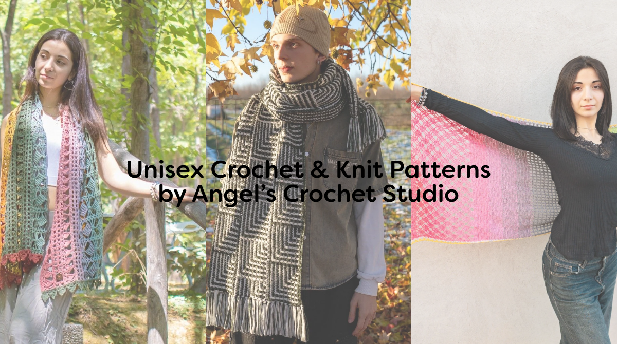 Unisex Crochet & Knit Patterns by Angel’s Crochet Studio