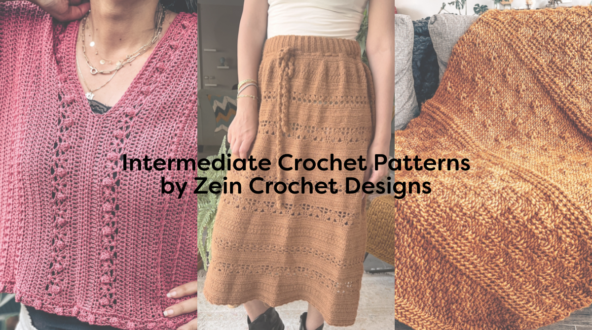 Intermediate Crochet Patterns by Zein Crochet Designs