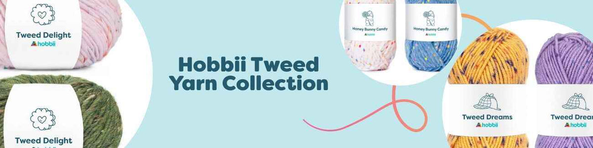 Hobbii Tweed Yarn Collection