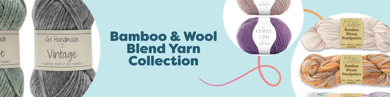 Bamboo & Wool Blend Yarn Collection